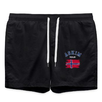 Askim Norvège - Short de bain - noir - Devant - AI Model Male 185 light (185cm)