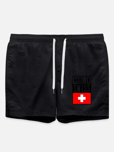 swiss made in - Badeshorts - Schwarz