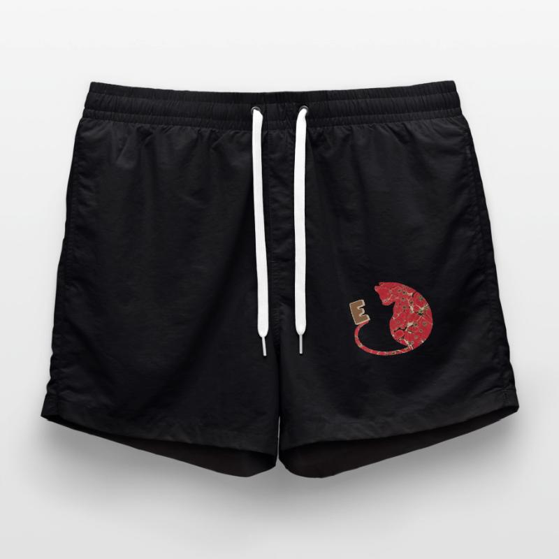 Lettre E avec Cat E 245 Short de bain