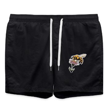 Bee - Swim Trunks - black - Front - AI Model Male 185 light (185cm)