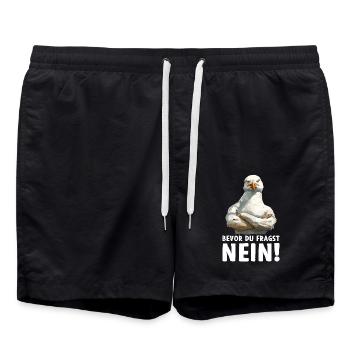 Seabird Avant que vous ne demandiez Non - Short de bain - noir - Devant - AI Model Male 185 light (185cm)