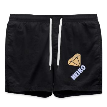 Cadeau pour Heiko - Short de bain - noir - Devant - AI Model Male 185 light (185cm)