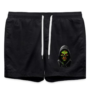 Zombie - Badeshorts - Schwarz - Vorne - AI Model Male 185 light (185cm)