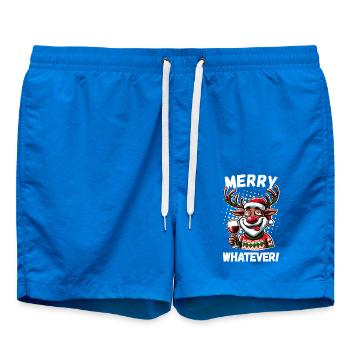 Vin de renne drôle - Short de bain - cobalt blue - Devant