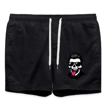 Crâne Marié Jga - Short de bain - noir - Devant - AI Model Male 185 light (185cm)