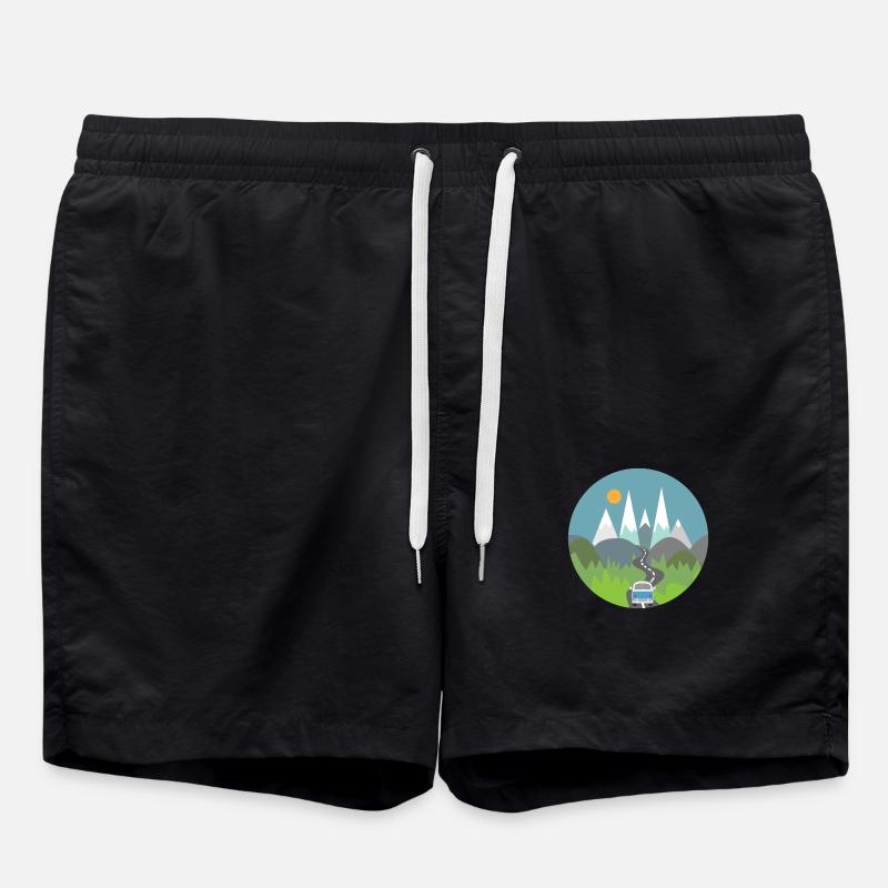Camping - Swim Trunks - black