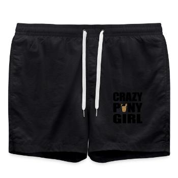 poney - Short de bain - noir - Devant - AI Model Male 185 light (185cm)