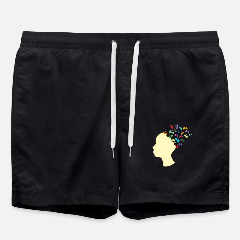 Scooter dans la tête - Short de bain - noir
