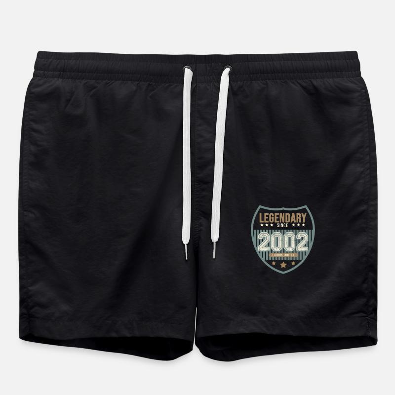 anniversaire 2002 legendaire 20 ans - Short de bain - noir