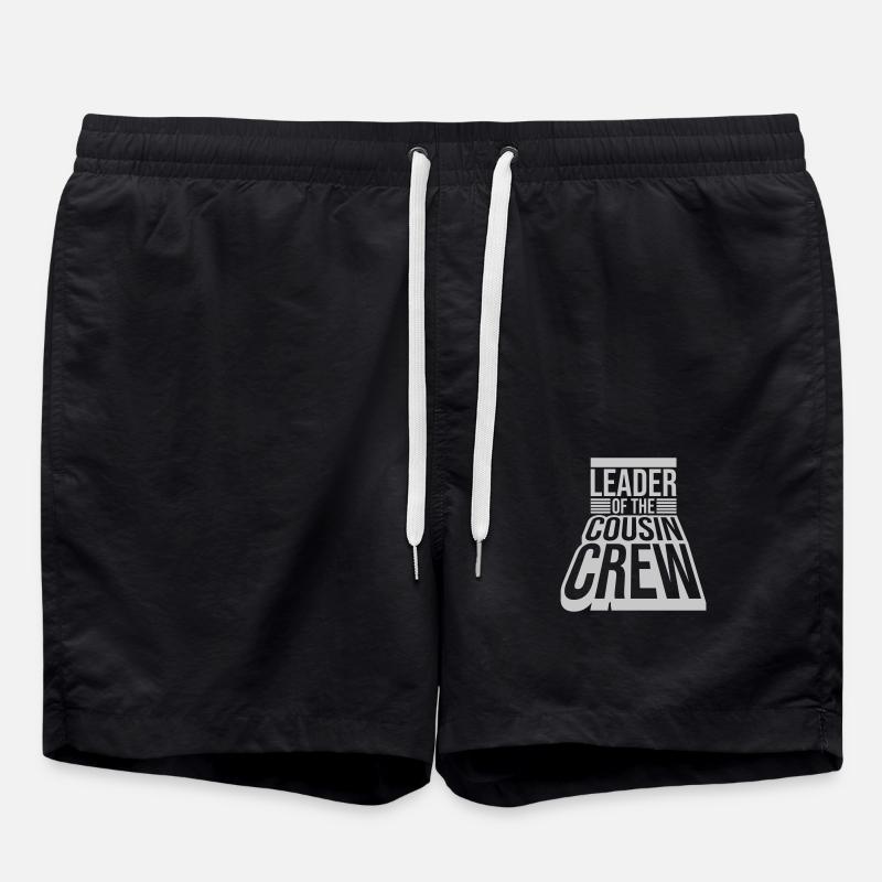 Leader Cousin Crew Team - Badeshorts - Schwarz
