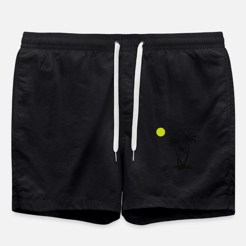 Palmiers 2 - Short de bain - noir