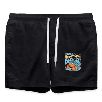 Fierté du père bernard-l’ermite - Short de bain - noir - Devant - AI Model Male 185 light (185cm)