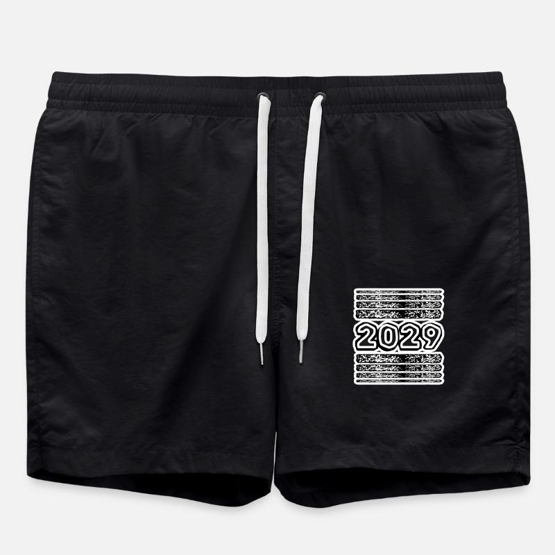 2029 - Short de bain - noir