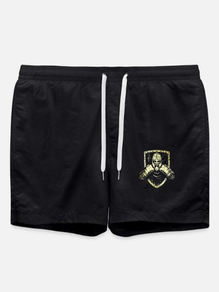 Wikinger Boxer - Badeshorts - Schwarz