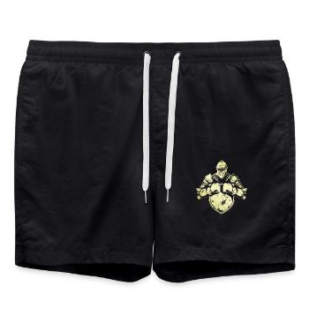 Boxer Chevalier - Short de bain - noir - Devant - AI Model Male 185 light (185cm)