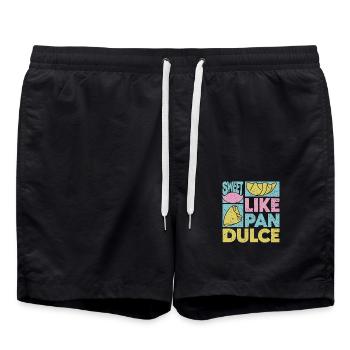 Design mignon pour Pan Dulce - Short de bain - noir - Devant - AI Model Male 185 light (185cm)