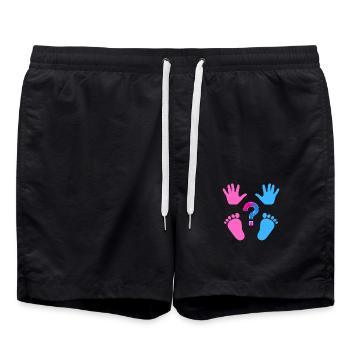 Fille ou garçon - Short de bain - noir - Devant - AI Model Male 185 light (185cm)