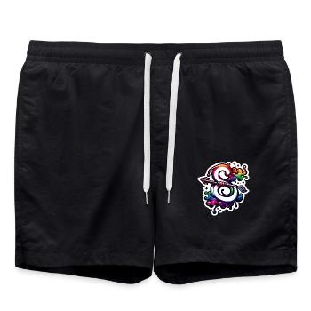 Zodiaque : Sagittaire - Short de bain - noir - Devant - AI Model Male 185 light (185cm)