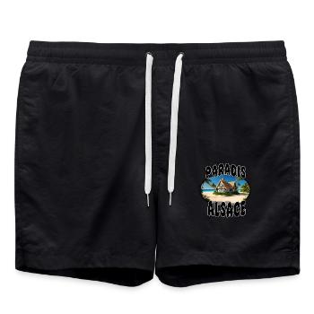 Paradise Alsace - Swim Trunks - black - Front - AI Model Male 185 light (185cm)