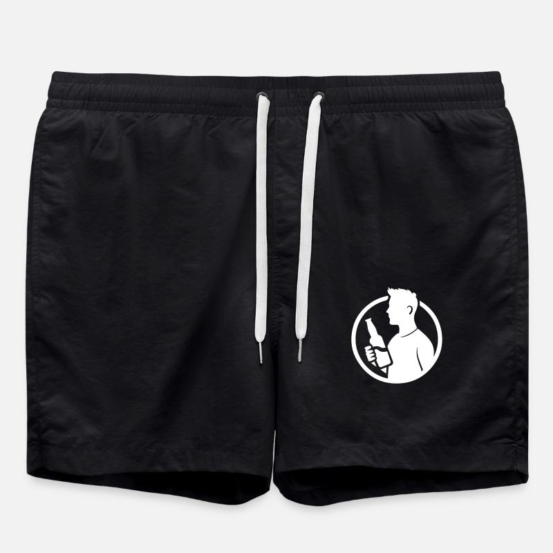Logo de l’alcool - Short de bain - noir