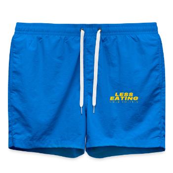 Weniger essen, mehr beten: Ramadan-Textgestaltung - Badeshorts - Cobalt blue - Vorne