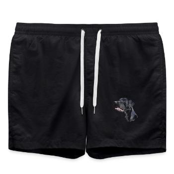 Labrador - Short de bain - noir - Devant - AI Model Male 185 light (185cm)