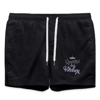Kochen - Badeshorts - Schwarz - Vorne - AI Model Male 185 light (185cm)