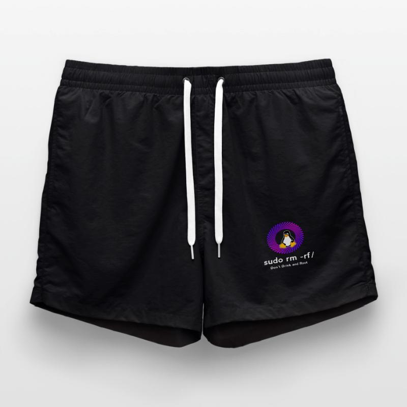 Computer Sys admin Penguin Nerd pc sudo rm -rf cod Swim Trunks