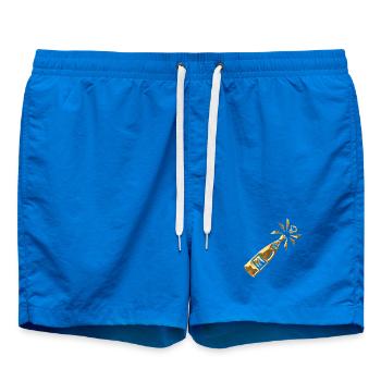 bottle - Swim Trunks - cobalt blue - Front