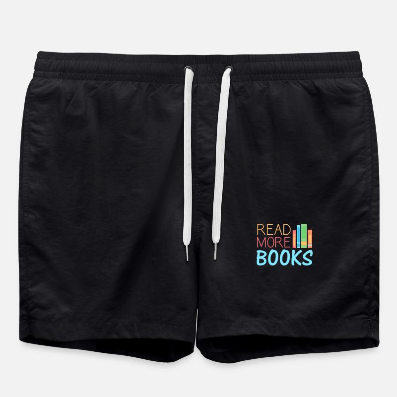 Books Read More Books - Swim Trunks - black
