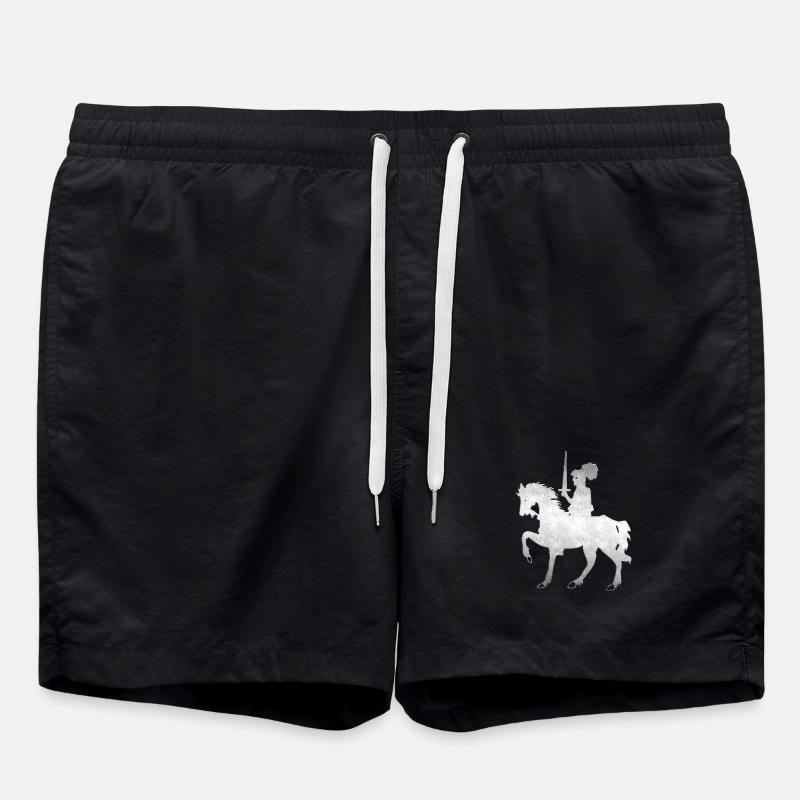 knight - Swim Trunks - black
