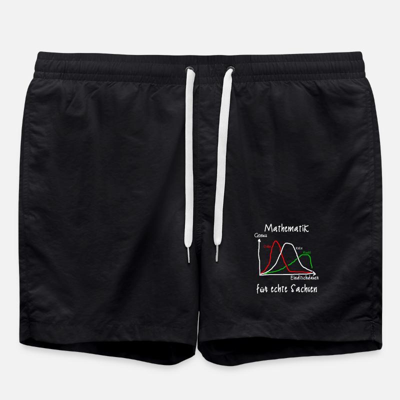 Ditschn - Mathematics for real Saxons - Swim Trunks - black