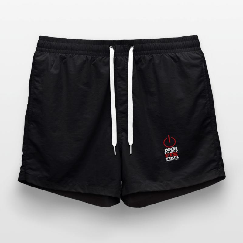Programme d’ordinateur Code Nerd Script Hacker Short de bain