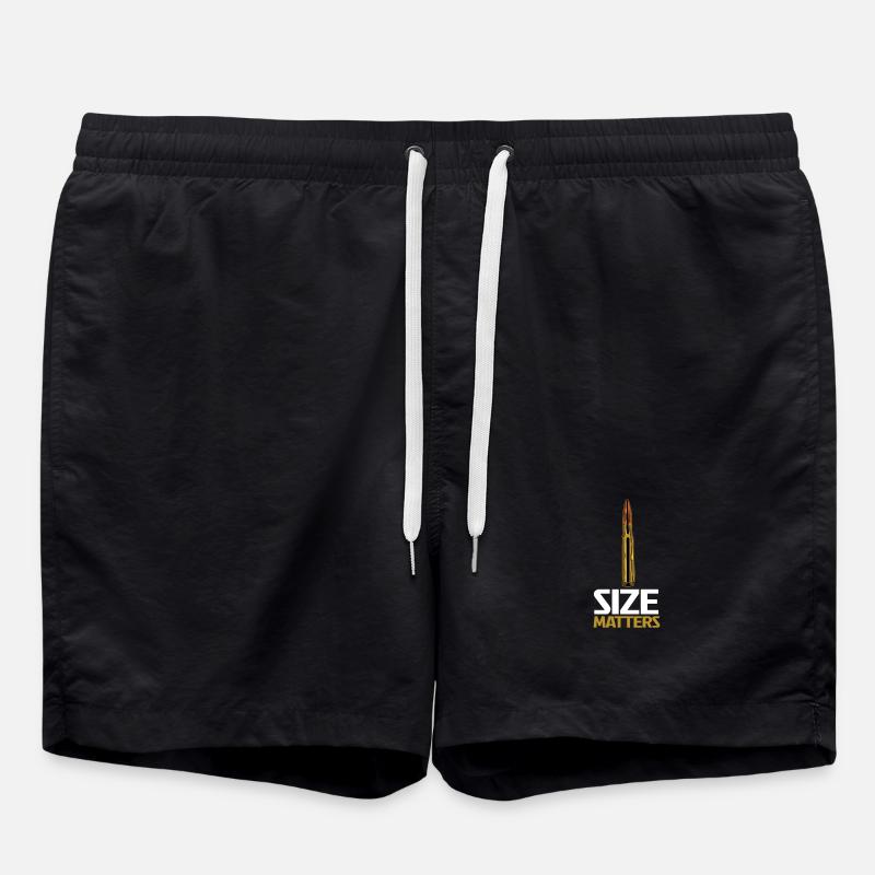Motif Calibre Endurance - Short de bain - noir