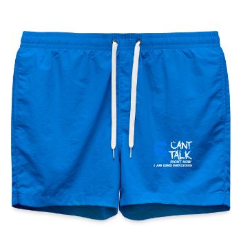 Bird Watching Ich Kann Nicht Reden Design - Badeshorts - Cobalt blue - Vorne