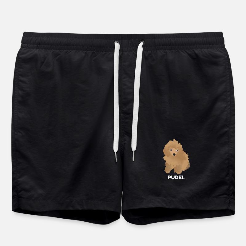 Chiot Caniche - Short de bain - noir