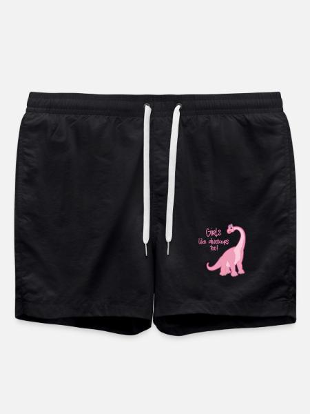 dinosaur - Badeshorts - sort