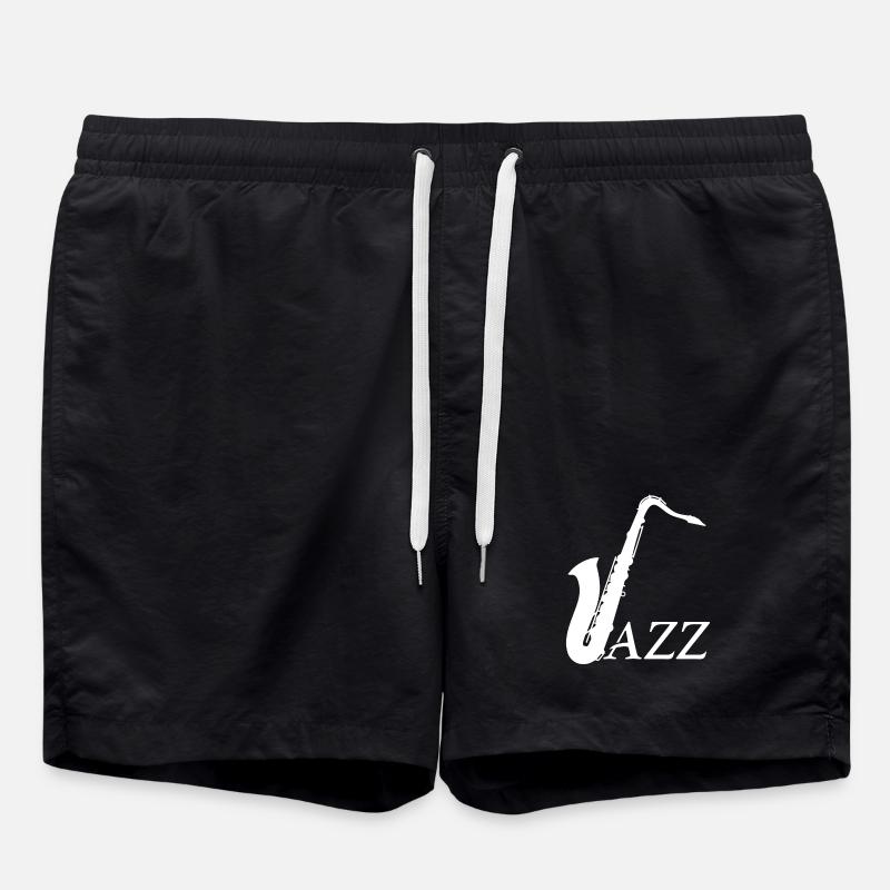 Musiciens de jazz - Design - Short de bain - noir