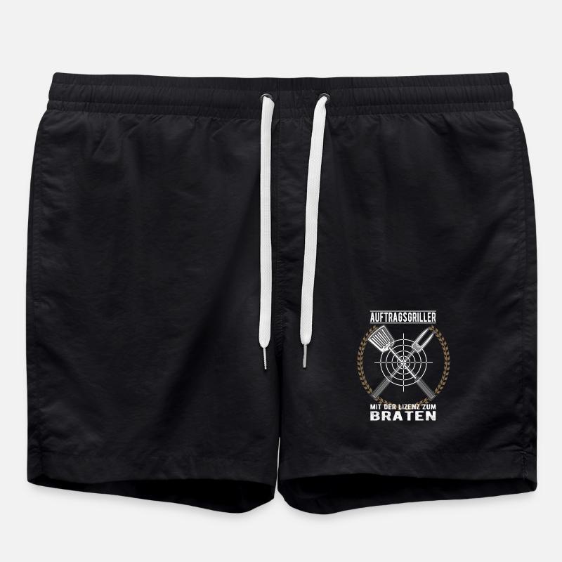 Auftragsgriller - Badeshorts - Schwarz