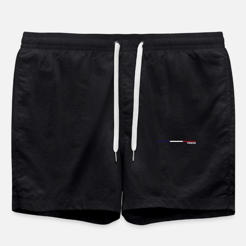 French flag - Swim Trunks - black