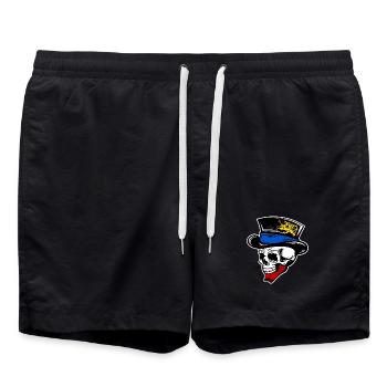 Crâne Rostock - Short de bain - noir - Devant - AI Model Male 185 light (185cm)
