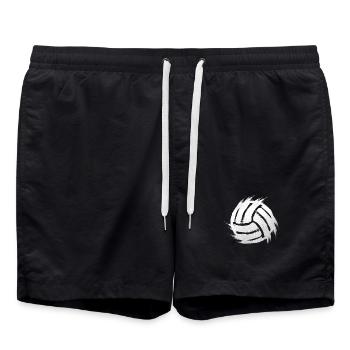 Volley-ball beach volley - Short de bain - noir - Devant - AI Model Male 185 light (185cm)