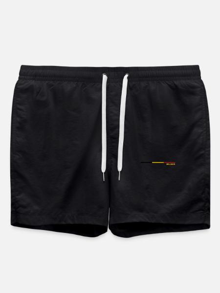 DRAPEAU BELGIUM - Short de bain - noir