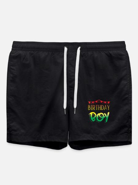 Joyeux anniversaire - Short de bain - noir