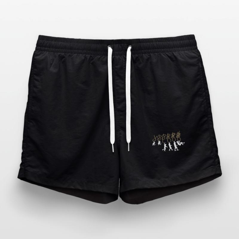 Evolution climbing climbing knot eighth knot Swim Trunks