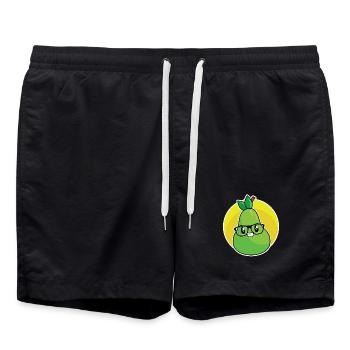 Poire - Short de bain - noir - Devant - AI Model Male 185 light (185cm)