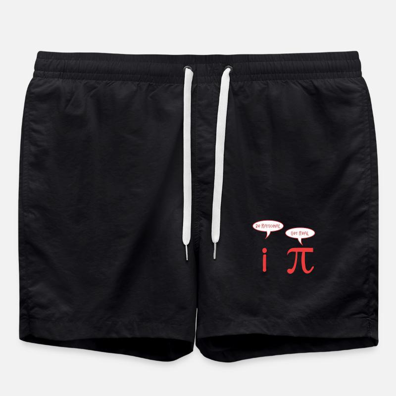 Mathe - Badeshorts - Schwarz