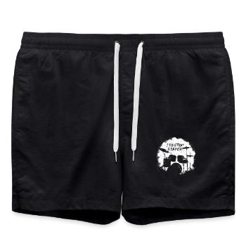 Tambour Batteur - Short de bain - noir - Devant - AI Model Male 185 light (185cm)