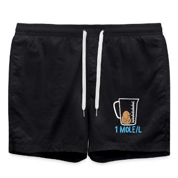 Enseignement des sciences - Short de bain - noir - Devant - AI Model Male 185 light (185cm)