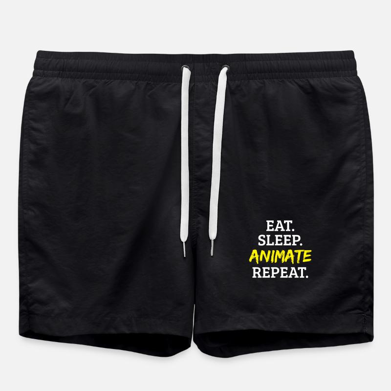 Animation animate - Swim Trunks - black